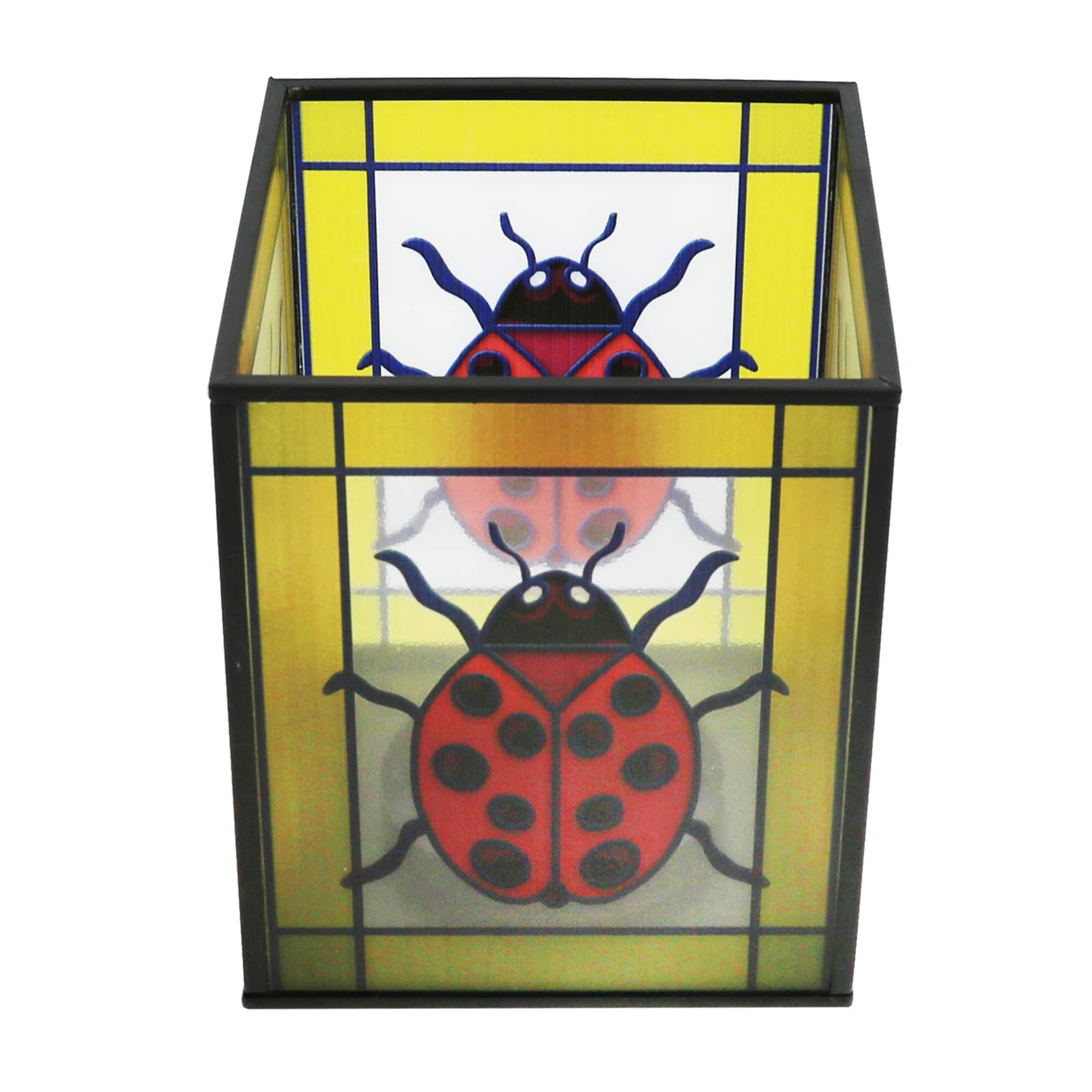 6" Ladybug Glass Lantern by Ashland®